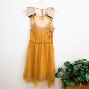 LAST CHANCE| Rodarte Vintage Mustard Dress